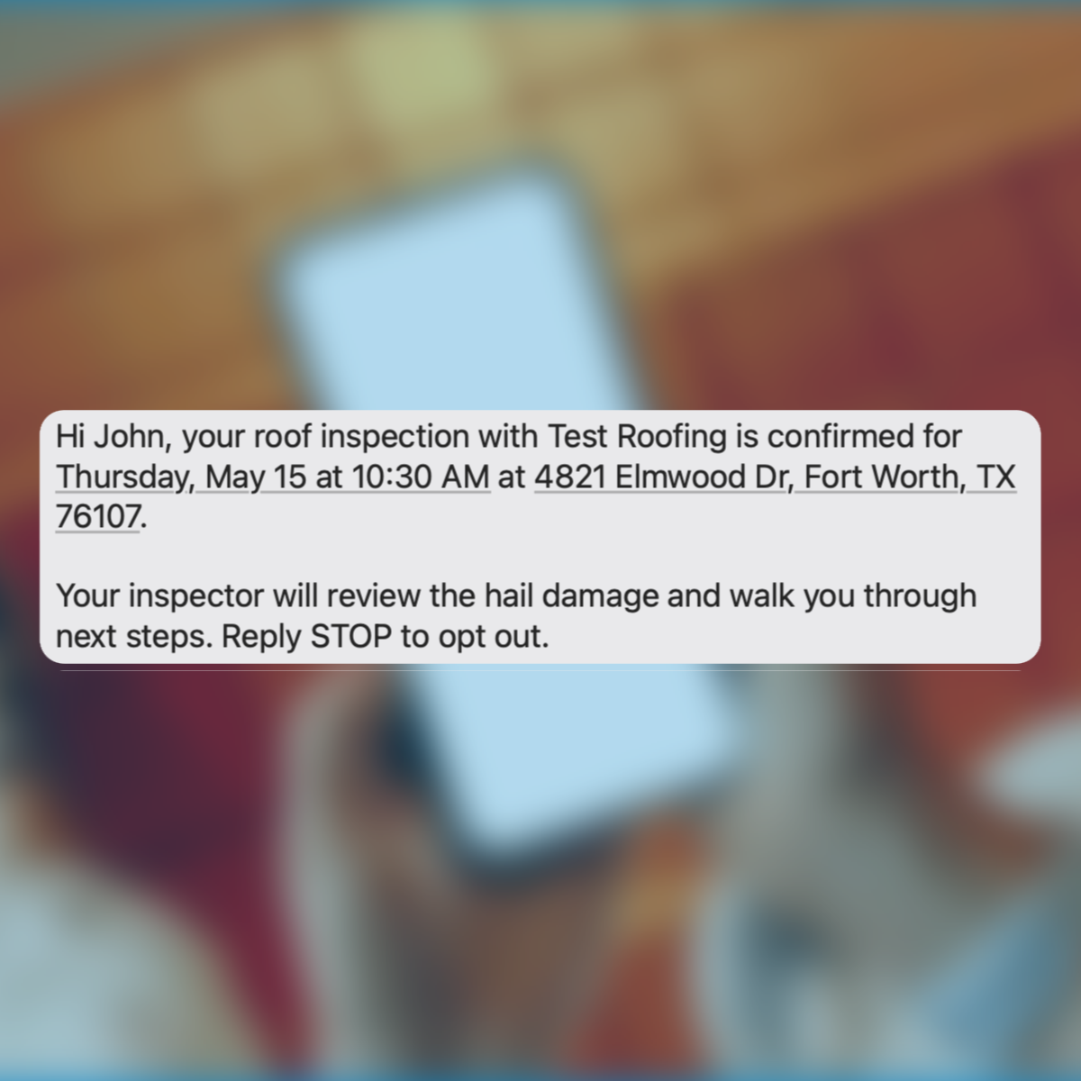 Roofer Dashboard screenshot